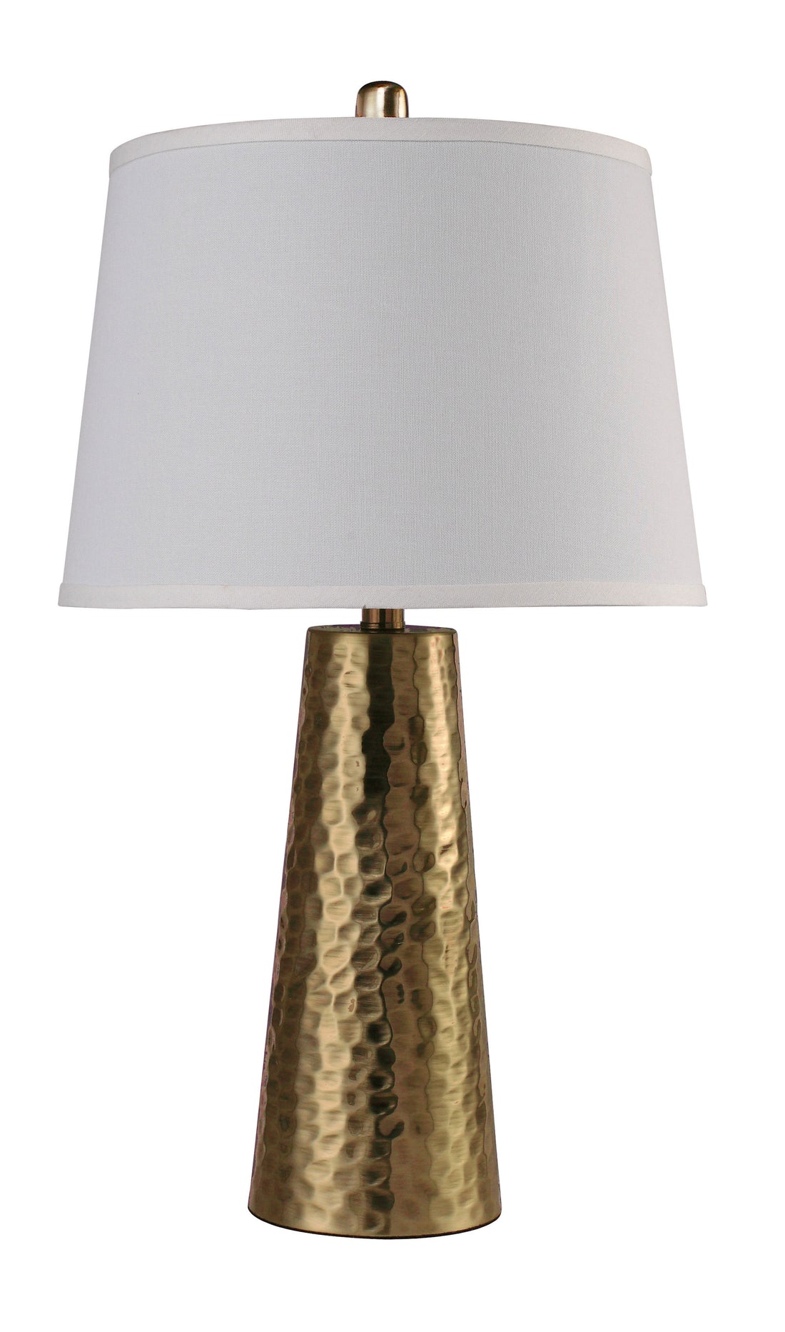 25"h A.b. leaf Hammered Table Lamp 1pc Ctn 2.15