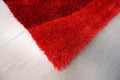 Nina 3D Red Shag Rug red-polyester