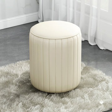 Soft Leather Makeup Stool, Bedroom Light