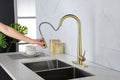 Gold Kitchen Faucets with Pull Down Sprayer,