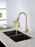 Gold Kitchen Faucets with Pull Down Sprayer,