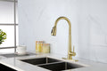 Gold Kitchen Faucets with Pull Down Sprayer,