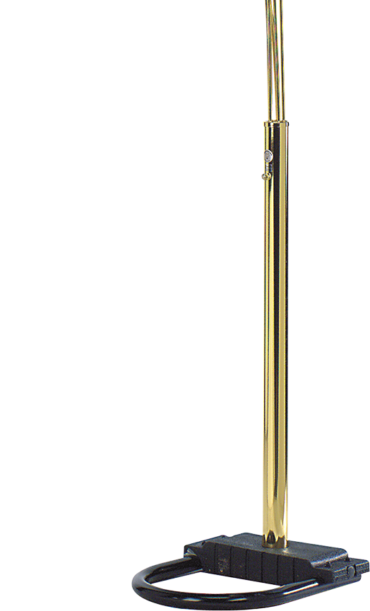 84"h Gold 5 Head Cap Style Floor Lamp 1pc Ctn