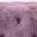 Purple Modern Velvet Upholstered Ottoman, Exquisite purple-velvet