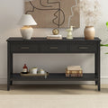 Contemporary 3 Drawer Console Table With 1 Shelf