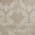 Knitted Jacquard Paisley Total Blackout Grommet Top champagne-polyester