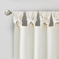 Twist Tab Lined Window Curtain Panel