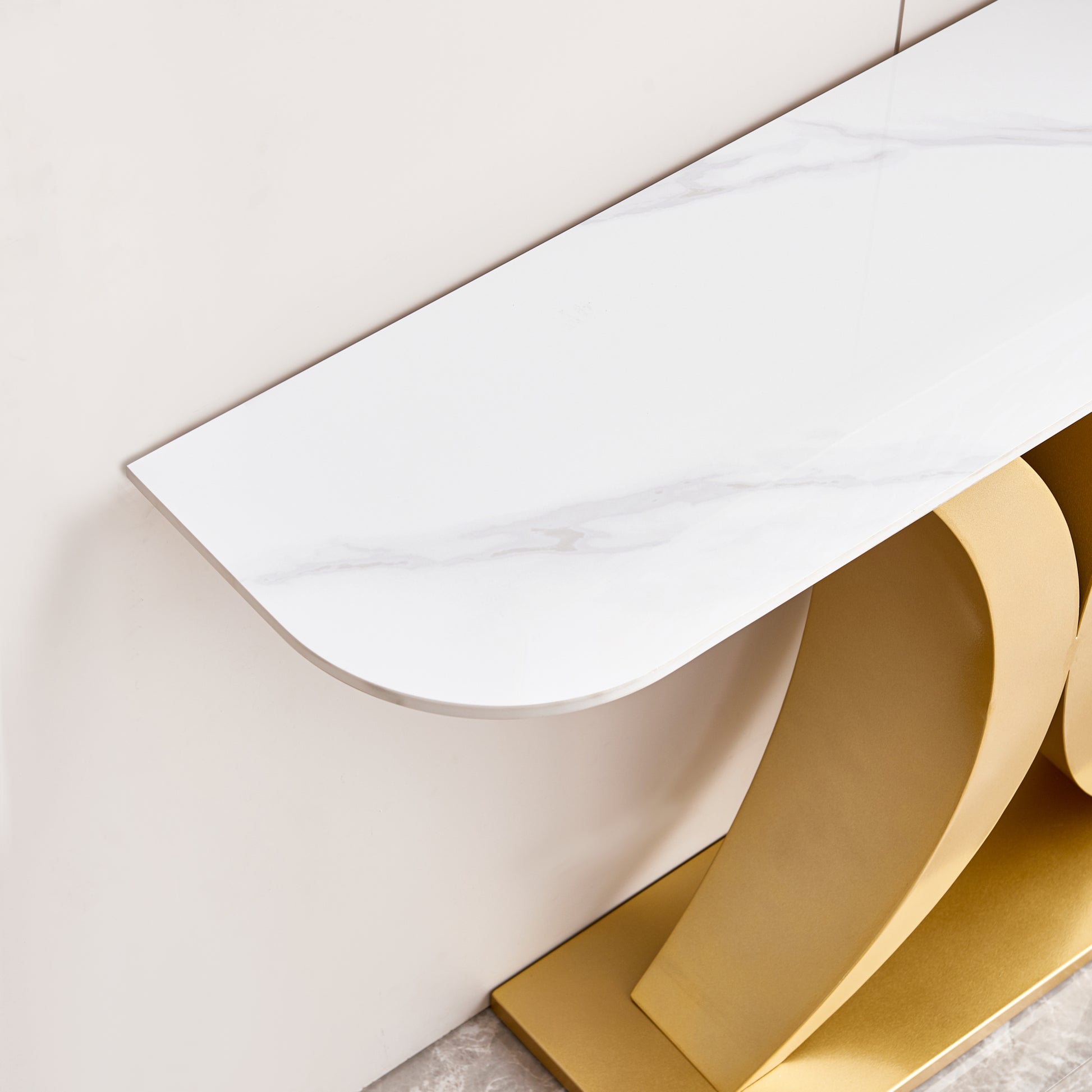 Modern Console Table, Exquisite Shape Design,