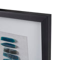 Framed Blue Agate Shadowbox Wall Decor Panel