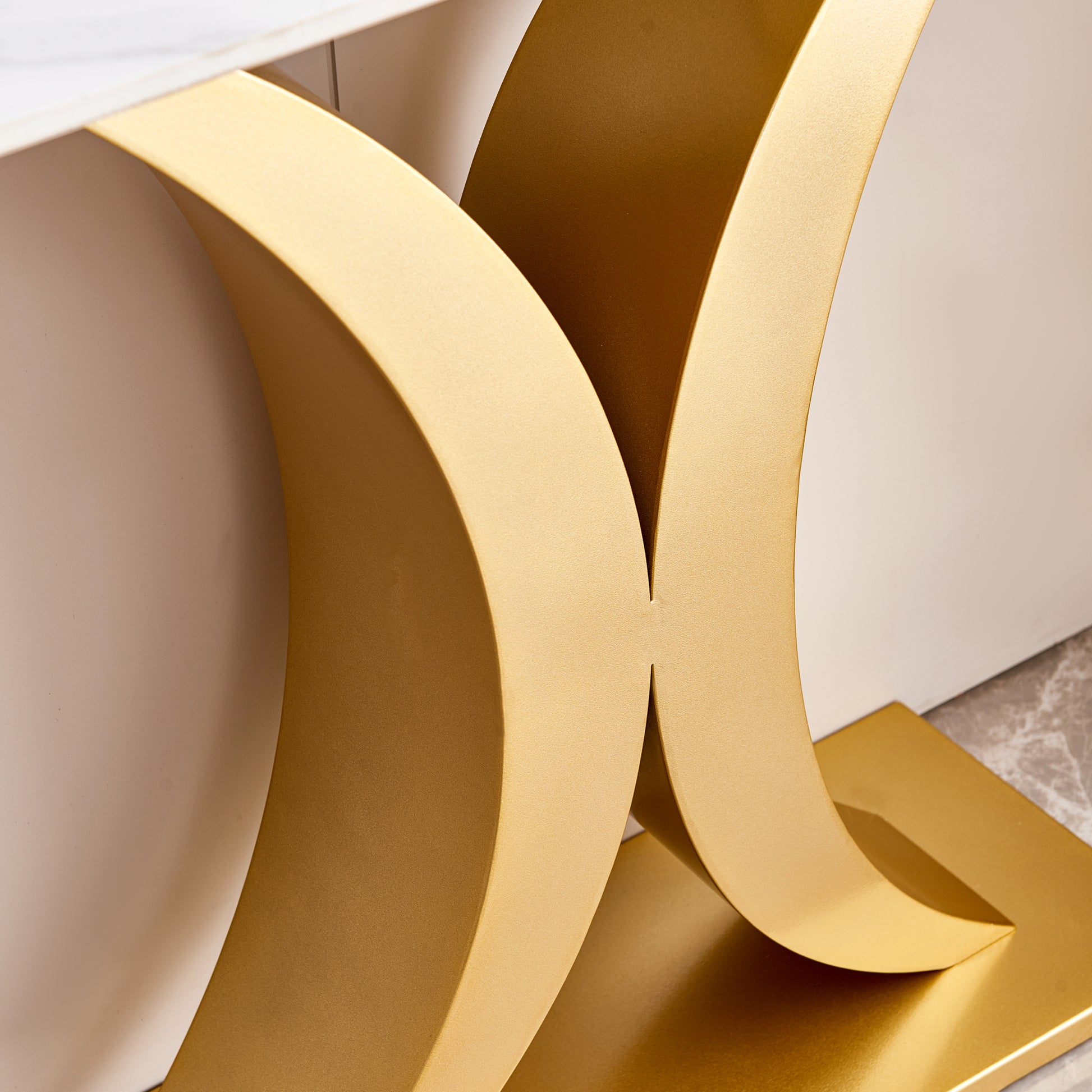 Modern Console Table, Exquisite Shape Design,