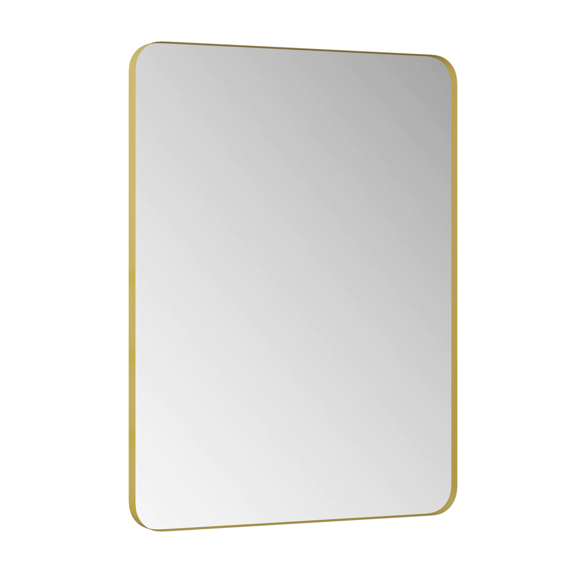 Wall Mirror 30x40 Inch Gold Rectangular Mirror Metal gold-glass-metal