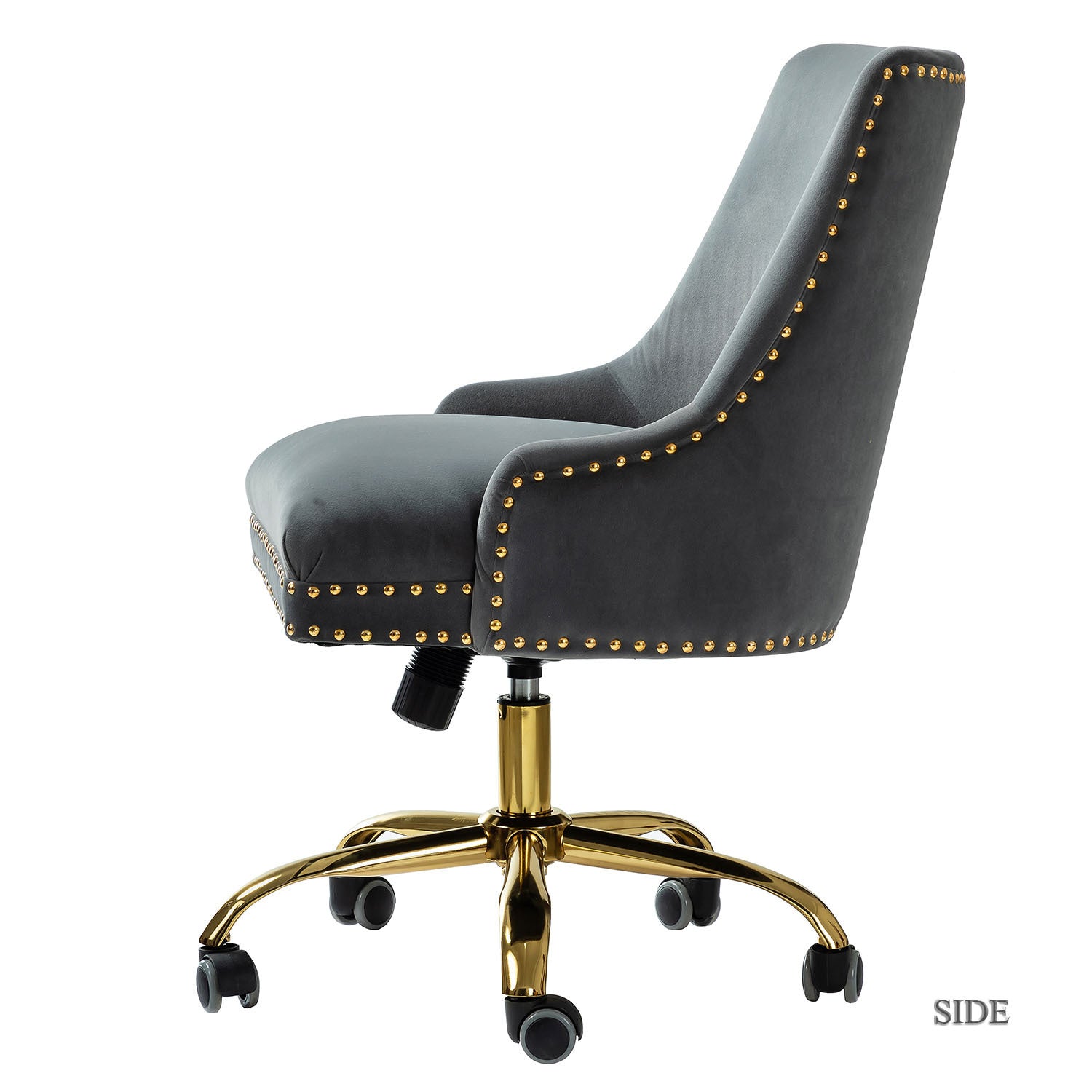 Kar Task Chair Grey - Grey Foam Metal & Wood