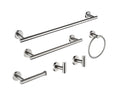 6 Piece Stainless Steel Bathroom Towel Rack Set Wall brushed nickel-stainless steel