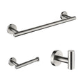 3 Piece Bathroom Hardware Set brushed nickel-stainless steel