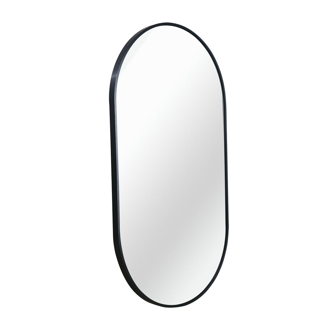 Gold 20*33IN Pill Shaped Mirror gold-modern-mdf+glass-aluminium alloy