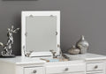 Classic 1pc Vanity Set w Stool White Color Drawers white-bedroom-contemporary-padded