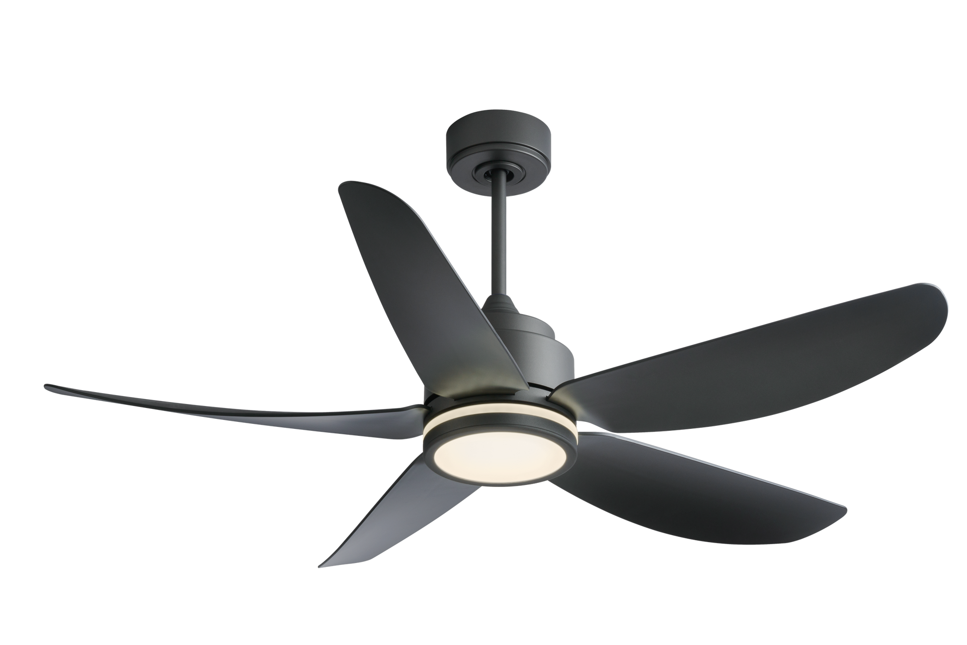 52 In Ceiling Fan Lighting with Coffee Silver ABS coffee-abs