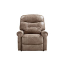 Classic Rolled Arm Power Lift Chair Recliner Heat