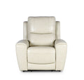 Laurel Pwr Pwr Chair Ivory - Ivory Foam Leather