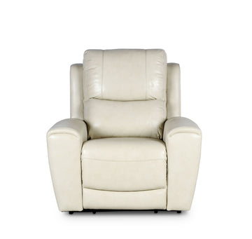 Laurel Pwr Pwr Chair Ivory - Ivory Foam Leather