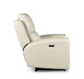 Laurel Pwr Pwr Chair Ivory - Ivory Foam Leather