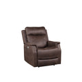 Compact Dual Power Recliner Contemporary Styling