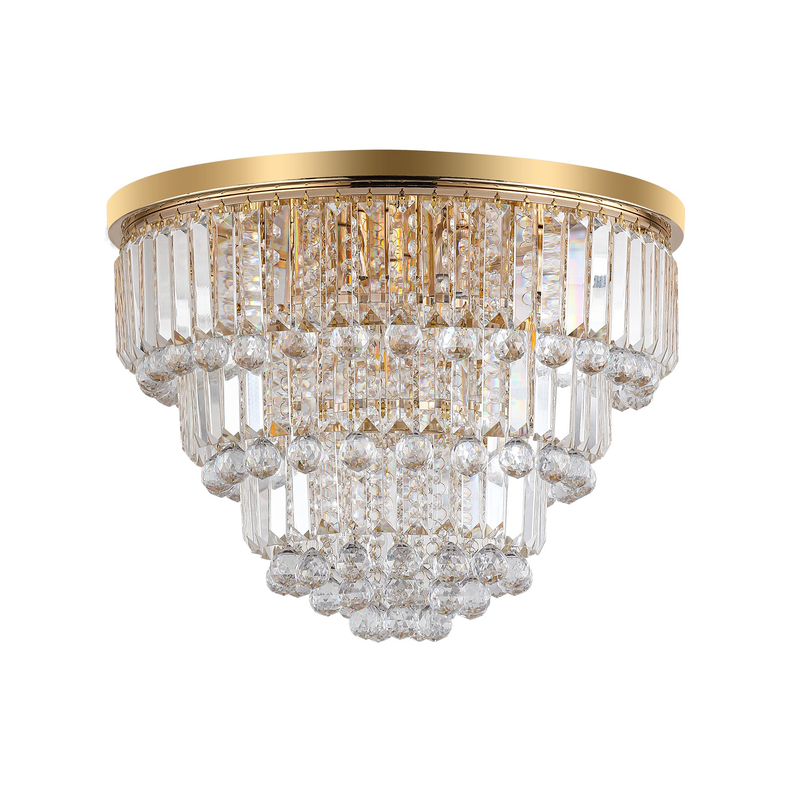 Gold luxury modern style crystal lights,large ceiling gold-luxury-crystal