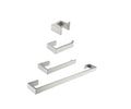 4 Piece Stainless Steel Bathroom Hardware Set brushed nickel-stainless steel