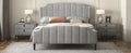 Queen Size Upholstered Platform Bed With