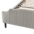 Queen Size Upholstered Platform Bed With