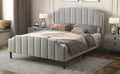 Queen Size Upholstered Platform Bed With