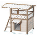 Feral Cat House Outdoor Indoor Kitty Houses with