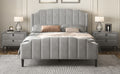 Queen Size Upholstered Platform Bed With