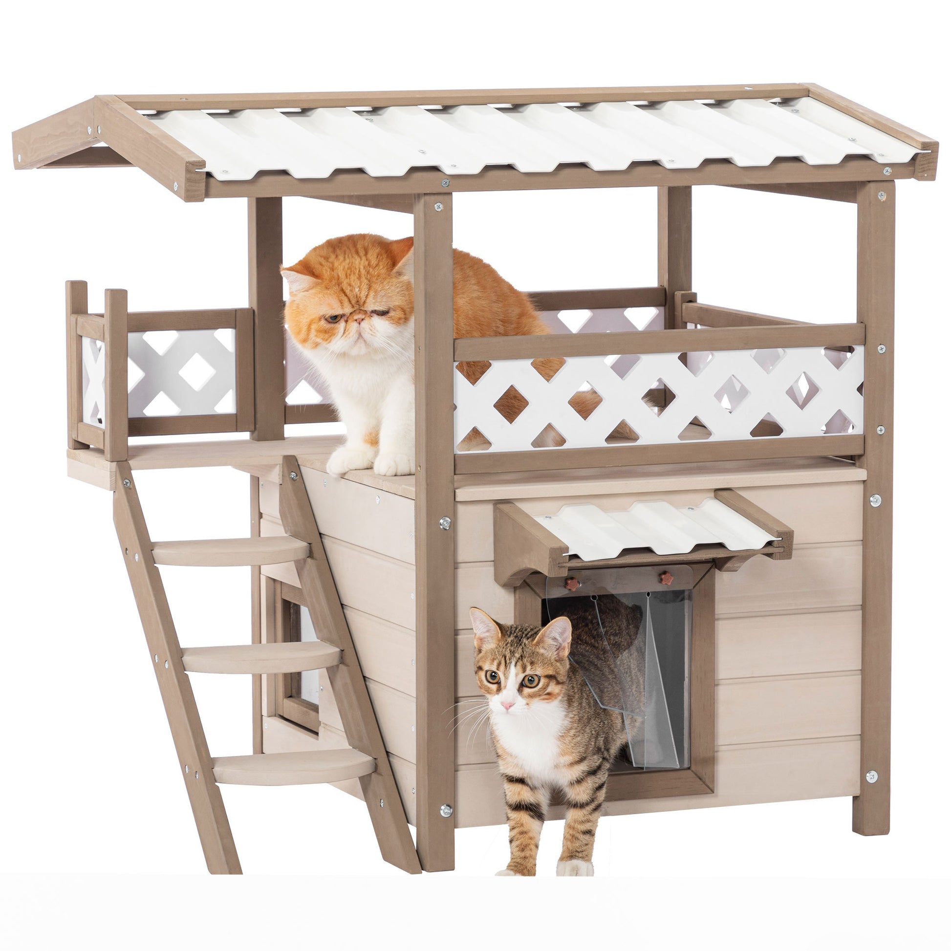 Feral Cat House Outdoor Indoor Kitty Houses with