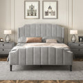 Queen Size Upholstered Platform Bed With