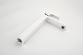 BATHROOM FAUCET Single Handle Bathroom Sink Faucet white-stainless steel