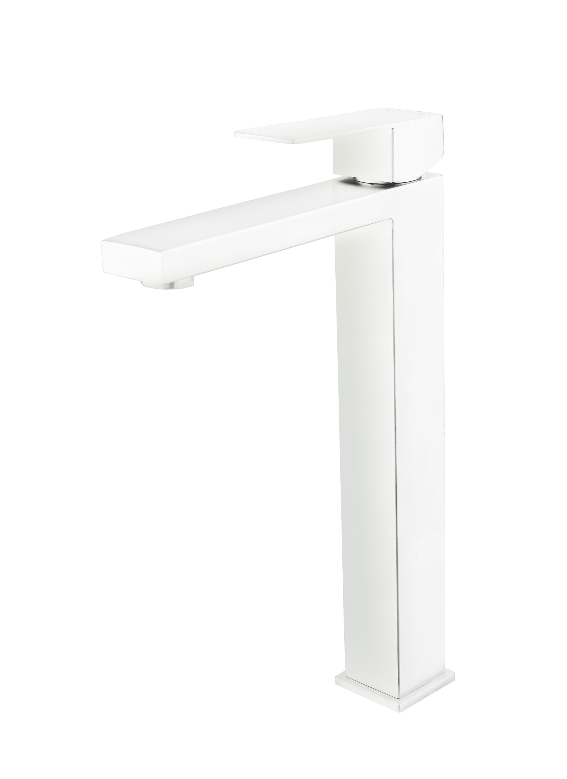 BATHROOM FAUCET Single Handle Bathroom Sink Faucet white-stainless steel