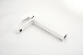 BATHROOM FAUCET Single Handle Bathroom Sink Faucet white-stainless steel