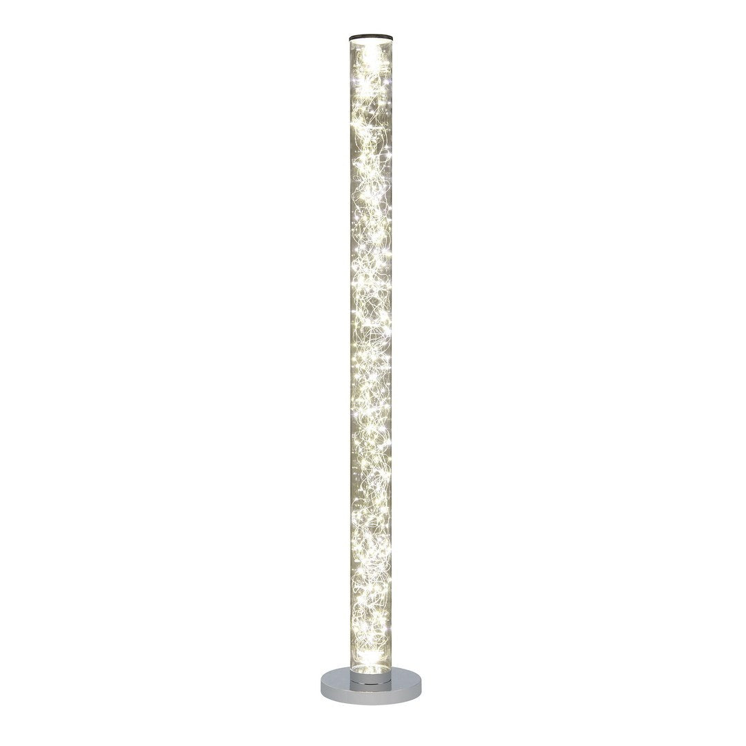 49" Exposed Rope Led Minari Clear Column Floor