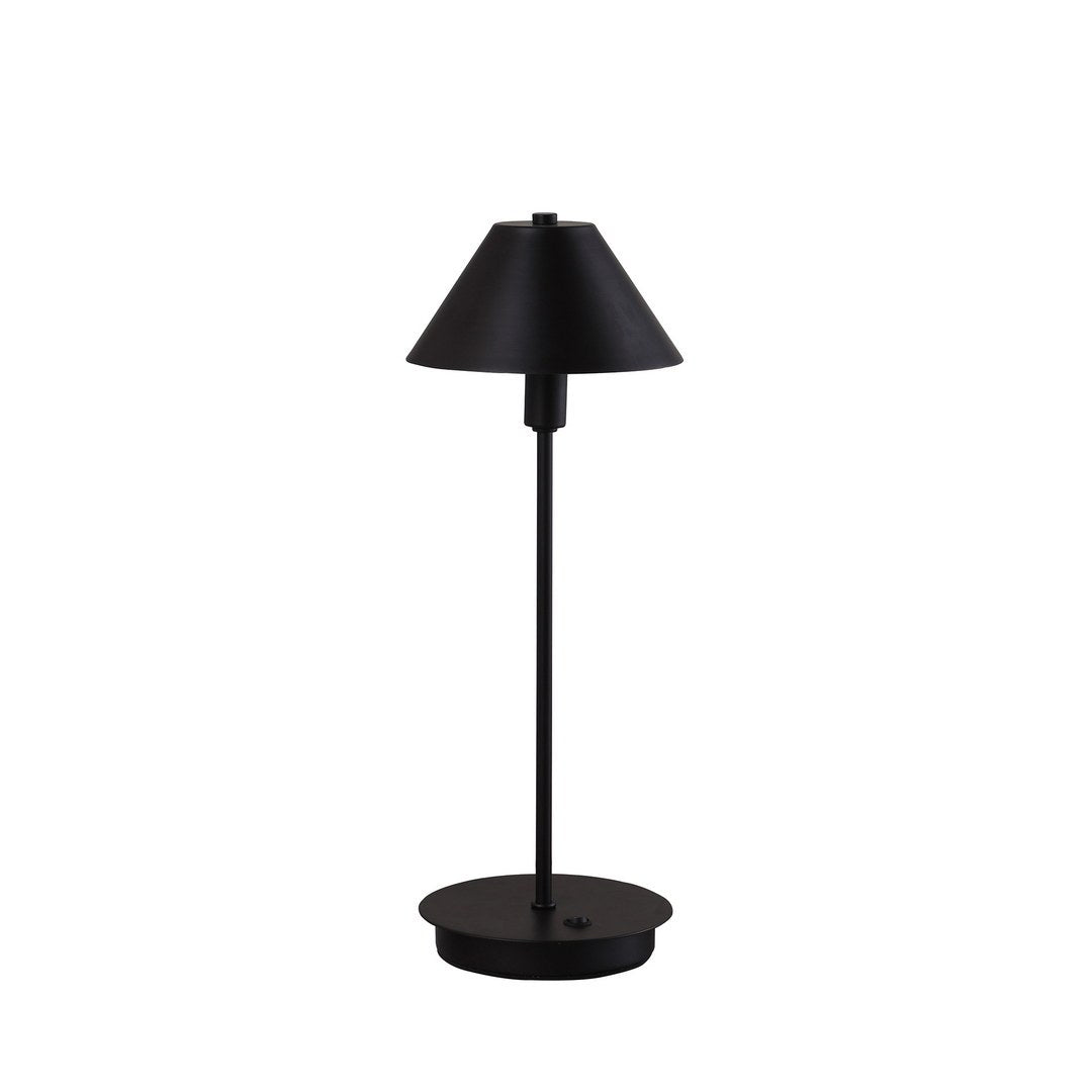 17.5" In Rowan Matte Powder Black G 9 Table Lamp