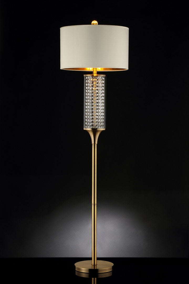 62.25 Inch Pluviam Crystal Floor Lamp