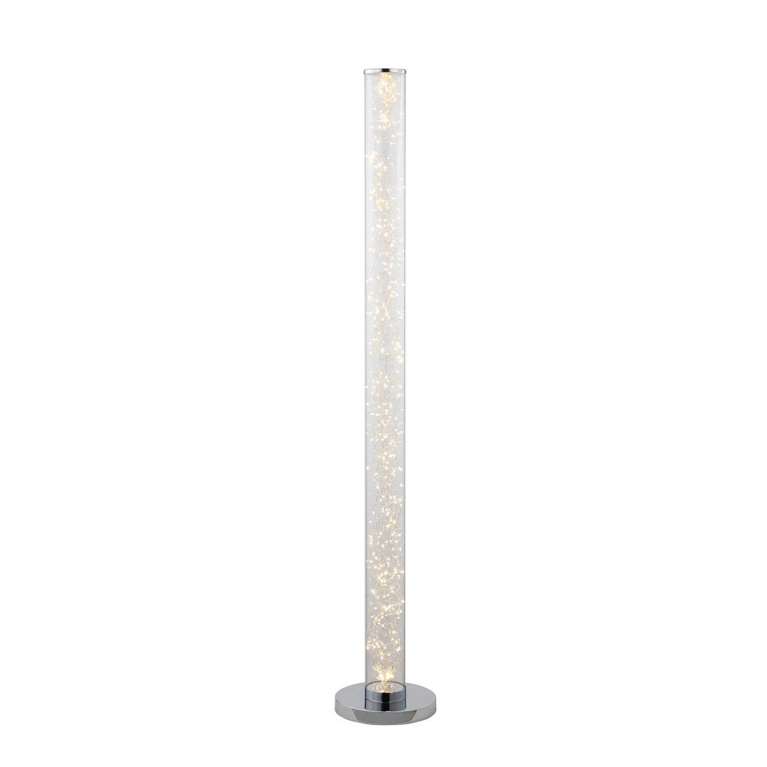 49" Exposed Rope Led Minari Clear Column Floor