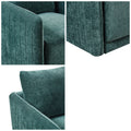 Upholstered 360 Degree Swivel Chair green-polyester