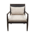 Handcrafted Seagrass Back Armchair with Removable