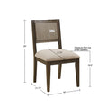 Armless Dining Chair Set of 2