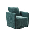 Upholstered 360 Degree Swivel Chair green-polyester