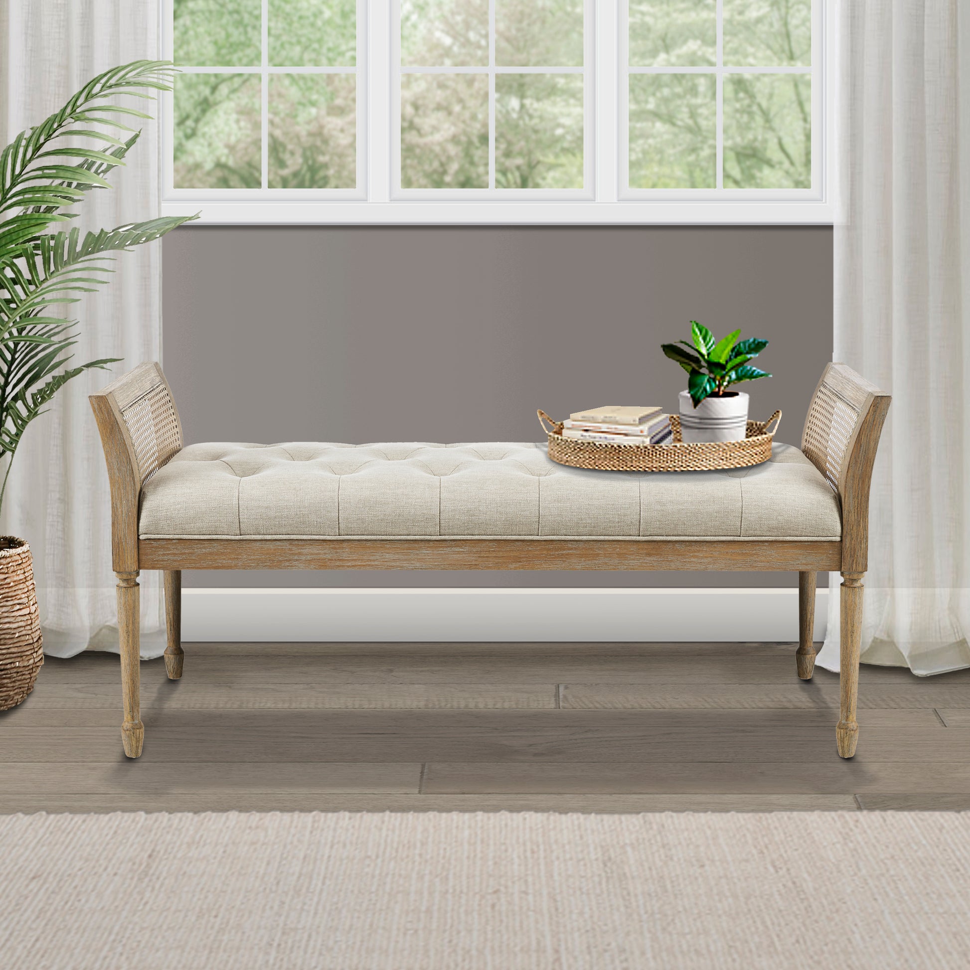 Accent Bench natural-polyester