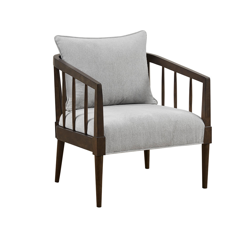 Spindle Accent Armchair with Removable Back