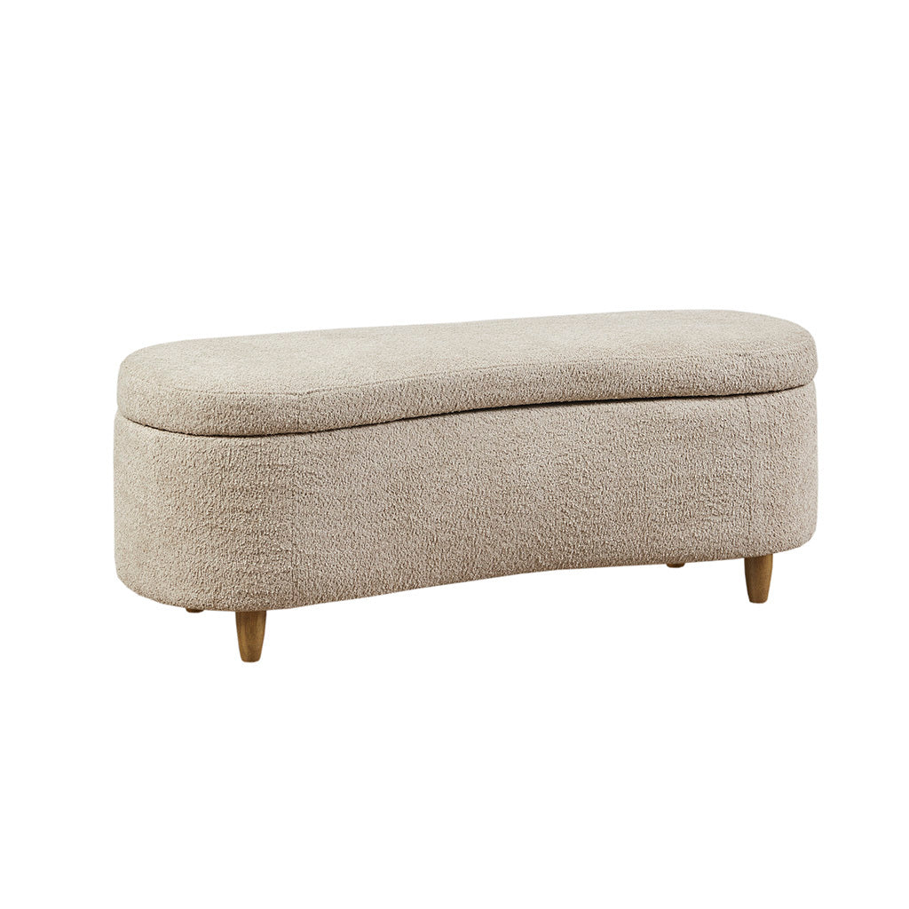 Boucle Flip Top Storage Bench