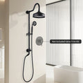 Shower Head With Handheld Shower System With 8